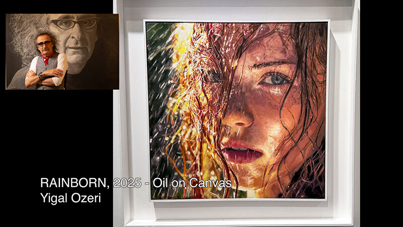 Painted face looking photographic