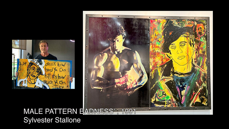 Painting of famous actor