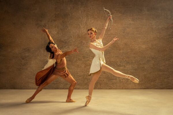 dance in white pursued by another