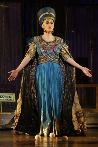 Sun-Ly Pierce as Nefertiti in LA Opera's 2026 production of Akhnaten. Photo credit: Cory Weaver