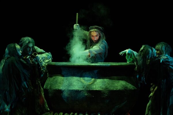 Witches and a cauldron. San Francisco Ballet