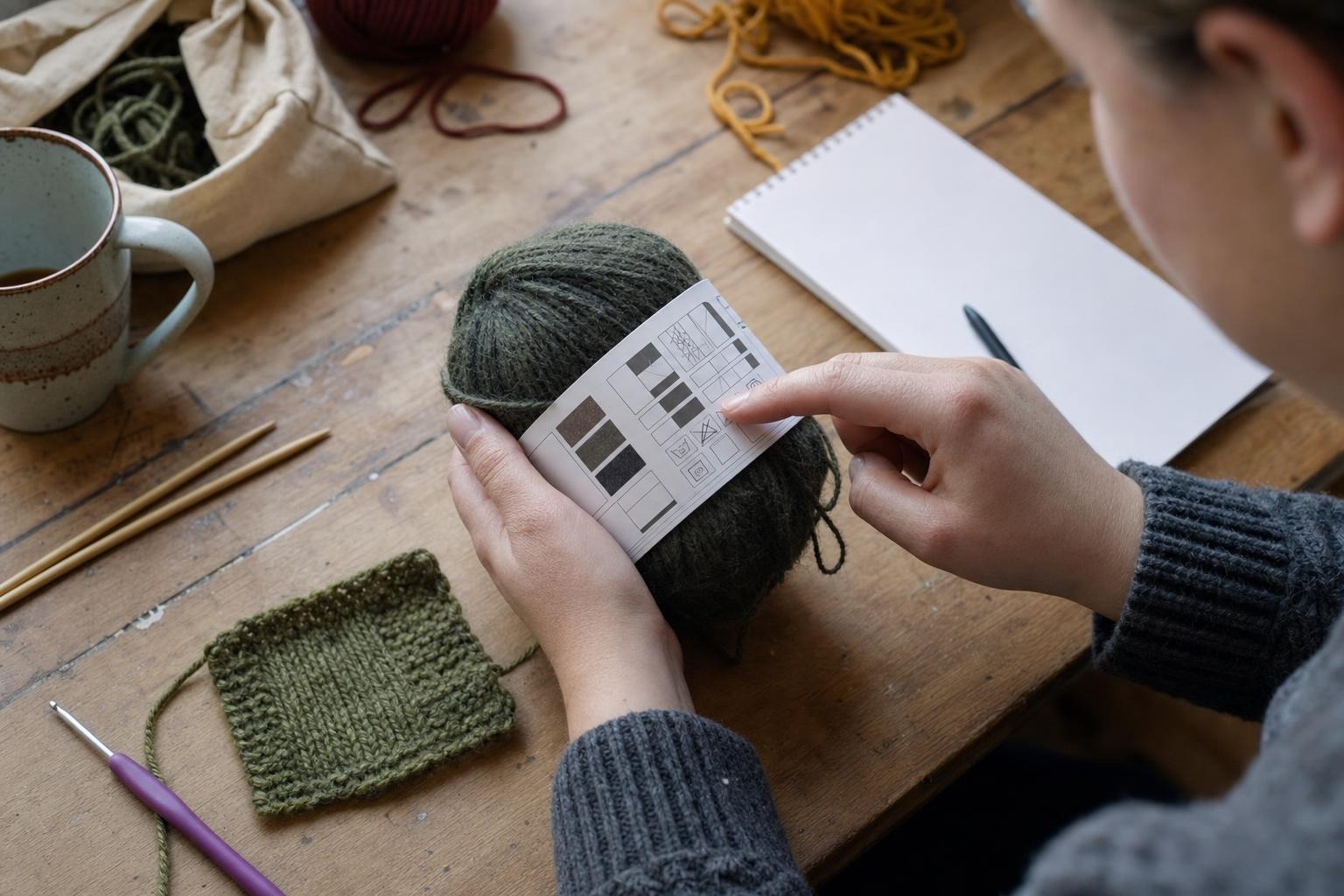 yarn label