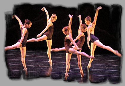 Dancers jump in Val Caniparoli's