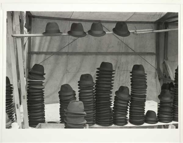 Manuel Alvarez Bravo (1902–2002), Sombreros/Hats, 1984, gelatin silver print; Getty Museum, gift of Daniel Greenberg and Susan Steinhauser; © Archivo Manuel Alvarez Bravo. Mexican American and Mexican photography.
