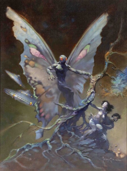 Mothman 1980 by Frank Frazetta