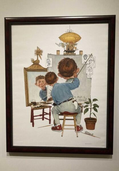Alfred Newman and Norman Rockwell by Richard Williams 2002