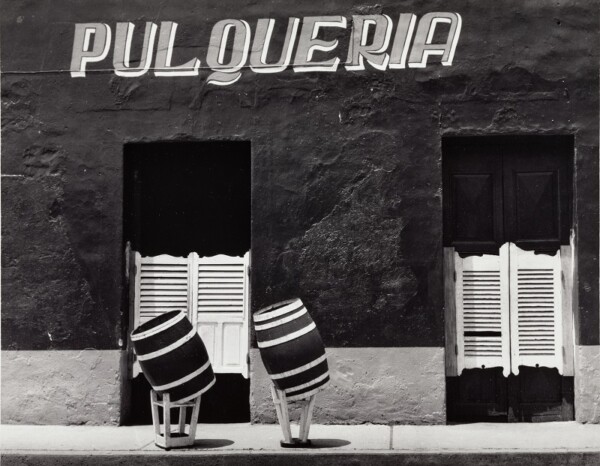Manuel Carrillo (1906–1989), Pulqueria, Toluca/Pulque Bar, Toluca, 1970, printed 1981, gelatin silver print; Getty Museum, gift of Daniel Greenberg and Susan Steinhauser; © University of Texas at El Paso Library, Special Collections Department, Manuel Carrillo Papers. Mexican American and Mexican photography.