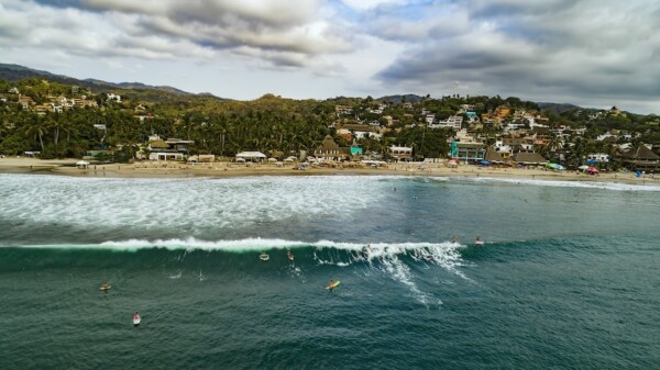Nayarit coast in Mexico