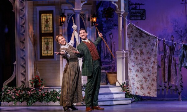The two leads in The Music Man