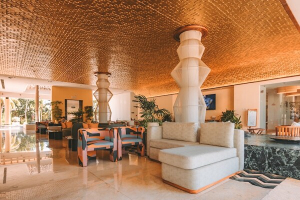 Marival Distinct's open-air lobby