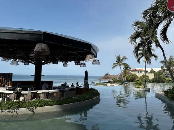 Swim-up bar