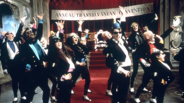 Dancers in formal wear